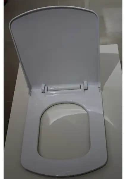 Hakersan Yavaş Kapanan Kare Klozet Kapağı Modern ve Pratik Banyo Aksesuarı