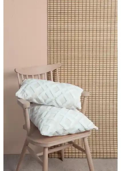 Hamur Bohem Özel Tasarım Punch Panç Desen Dikdörtgen Kırlent Kılıfı Estetik ve Fonksiyonellik