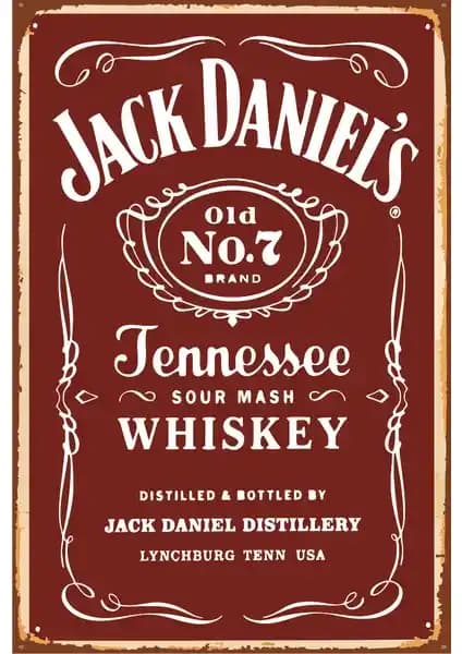 Hayat Poster Viski Retro Vintage Ahşap Poster 20x30 cm Şık ve Nostaljik Duvar Dekoru