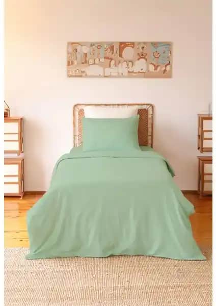 Hazal'ın Moosh Tek Kişilik Nevresim Takımı ile yatak odanıza şıklık ve konfor katın