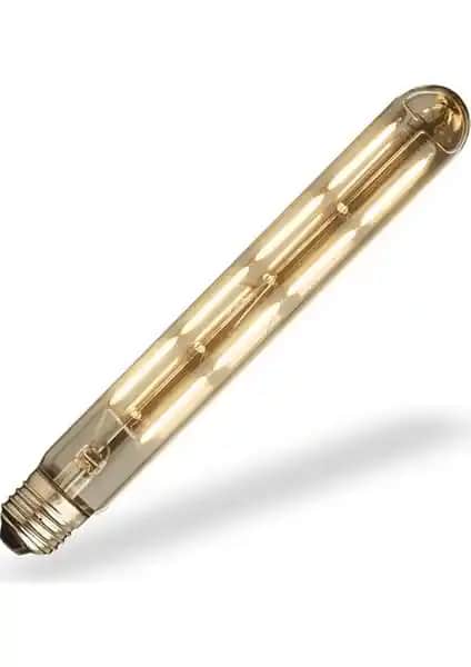 Helios 8W Rustik Çubuk Günışığı LED Ampülü estetik ve enerji tasarrufu sağlayan aydınlatma çözümü