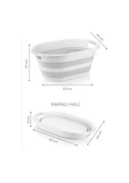 Hobby Life Katlanır Çamaşır Sepeti 38 Lt XL: Pratik ve Dayanıklı Ev Temizlik Çözümü