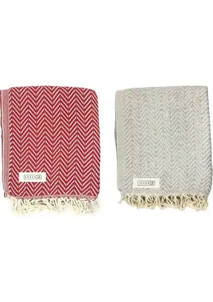 INTER Z 2'li Peştemal Plaj Havlusu Seti Konfor ve Şıklık Sunar