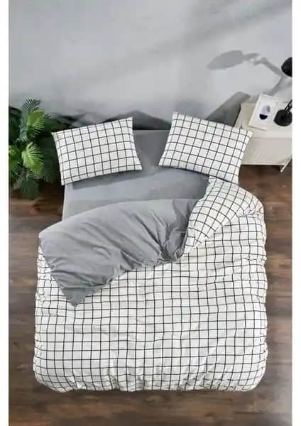 INTER Z Knidos Serisi Çift Kişilik Desenli Nevresim Takımı Yatak Odası Şıklığı ve Konforu