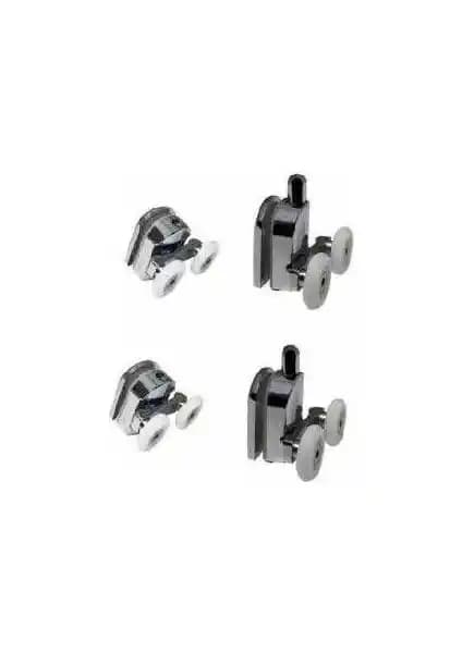 Işıltı Lüx Duşakabin Tekerleği: Dayanıklı ve Estetik Çift Rulmanlı Tasarım