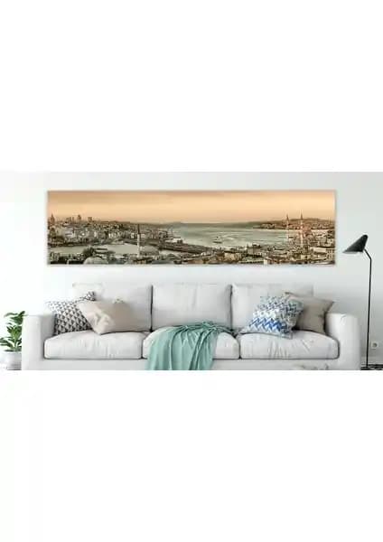 İstanbul Manzara Kanvas Tablo: Modern ve Dayanıklı Duvar Dekorasyonu Çözümü