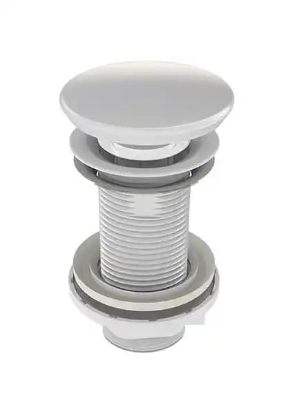 İz Yapı İzyapı Taşma Deliksiz Seramik Lavabo Sifonu Modern Banyo Tasarımı İçin Uygun