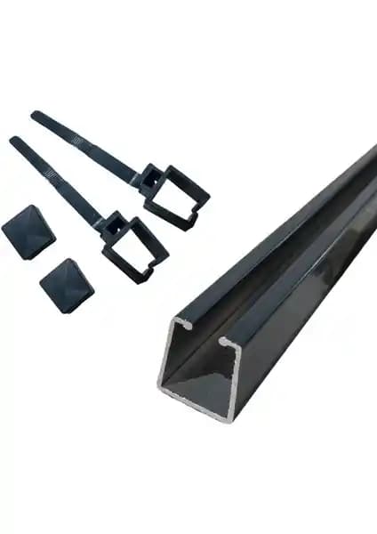 İzen Rustik Perde Askısı İçin Alüminyum Ray Modern ve Dayanıklı Tasarım Özellikleri