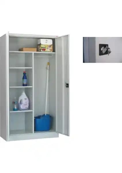 Jessan Ofis Çelik Temizlik Dolabı: Dayanıklı ve Güvenli Ofis Depolama Çözümü