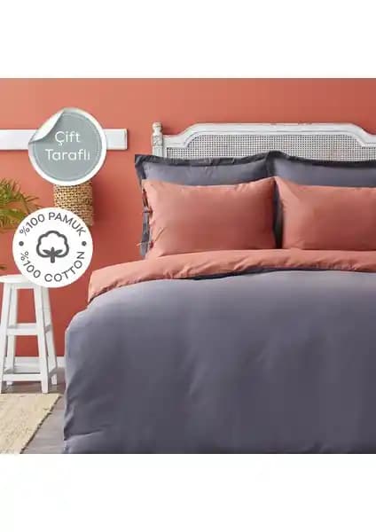 Karaca Home Antrasit Nevresim Takımı Modern ve Şık Tasarımıyla Konfor Sunar