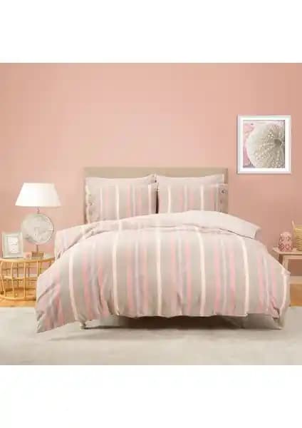 Karaca Home Arlo Terracotta Çift Kişilik Nevresim Takımı – Modern Tasarım ve Dayanıklılık