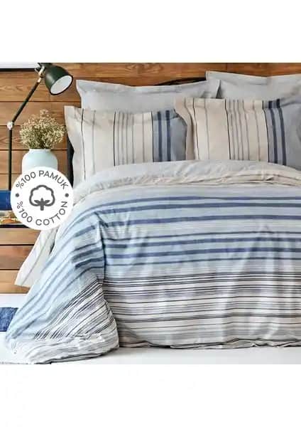 Karaca Home Aspen Mavi %100 Pamuk Çift Kişilik Nevresim Takımı Detayları ve Kullanıcı Yorumları