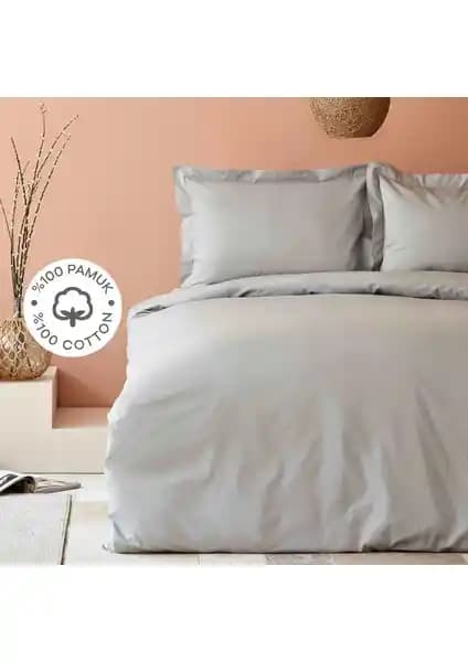 Karaca Home Back To Basic Gri %100 Pamuk Çift Kişilik Nevresim Takımı Özellikleri ve Kullanıcı Yorumları