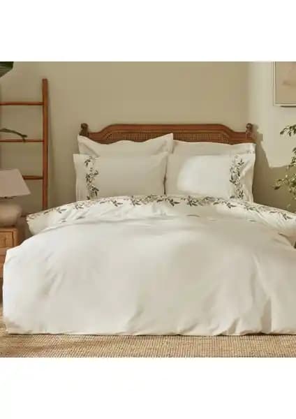 Karaca Home Nancy %100 Pamuk Çift Kişilik Nakışlı Nevresim Takımı Detayları