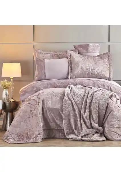 Karaca Home Valeria Best Gül Kurusu 8 Parça Çeyiz Seti Yatak Odası Dekorasyonu İçin Şık ve Dayanıklı