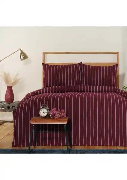 Karaca Home Vella Bordo Çift Kişilik Yatak Örtüsü Şıklık ve Dayanıklılık Sunar