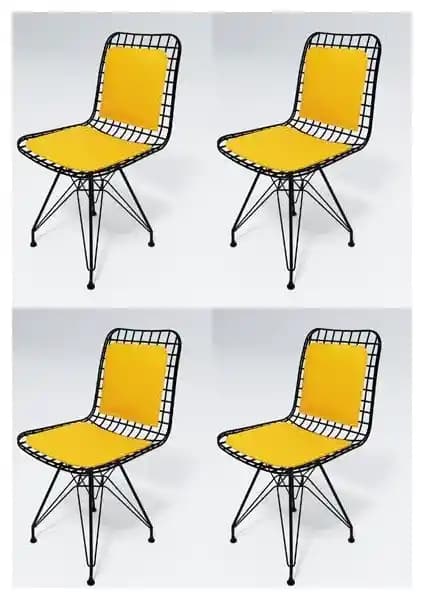 Kenz Life Knsz Tel Kafes Sandalyesi: Modern ve Dayanıklı Oturma Çözümü