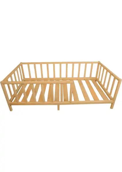 Köşk Mobilya Montessori Yatak 60x120 Çatısız Model Güvenli ve Sağlıklı Çocuk Yatakları