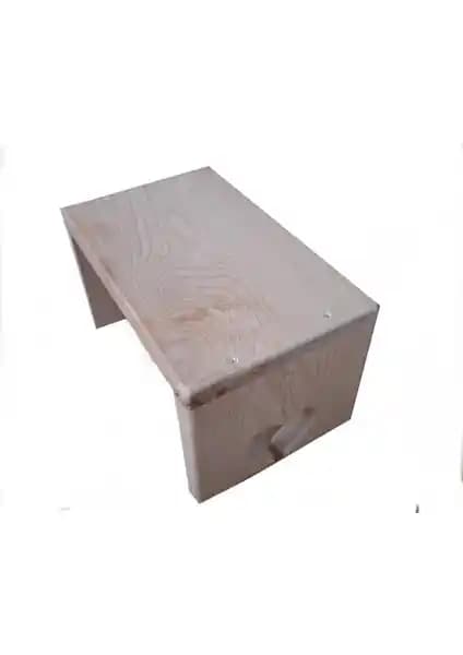 Koza Tasarım Atölyesi Ahşap Çocuk Taburesi: Doğal ve Güvenli Oturma Çözümü