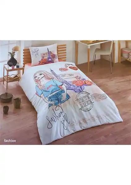 Kristal Fashion Tek Kişilik Genç Nevresim Takımı: Modern ve Konforlu Uyku Deneyimi