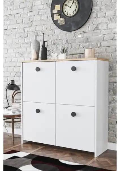 Kzy Mobilya 4 Kapaklı 4 Raflı Dekoratif Dolap Detaylı İnceleme ve Kullanıcı Yorumları