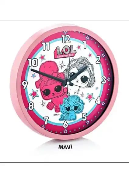 L.O.L. Bebek Duvar Saati Çocuk Odası Dekorasyonu İçin İşlevsel ve Eğlenceli Bir Seçenek