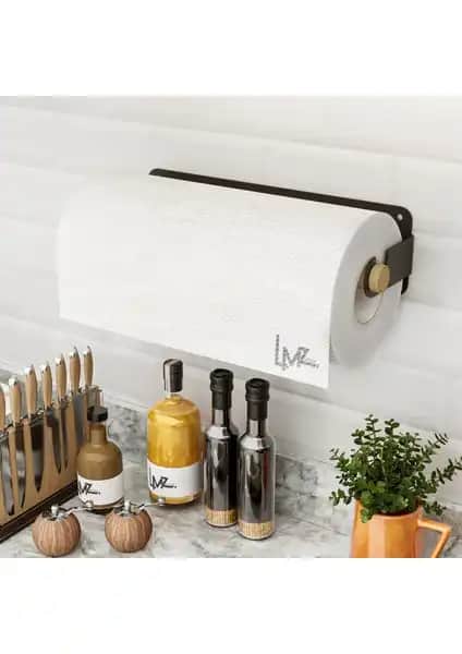 Lamizon Ahşap Metal Tasarımlı Modern Rulo Kağıt Havluluk Askısı Ürün Tanıtımı ve Özellikleri