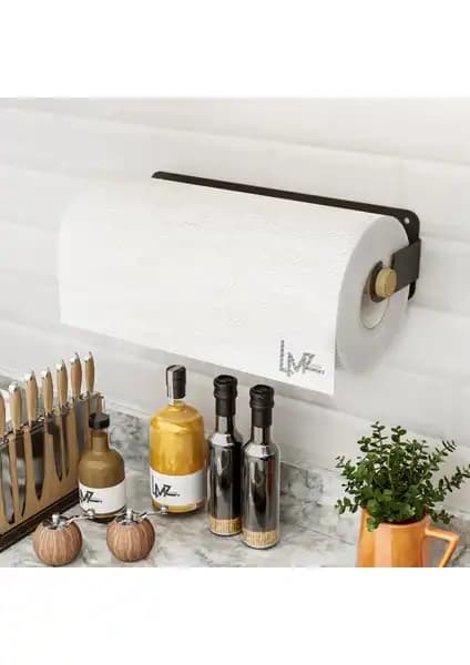 Lamizon Ahşap Metal Tasarımlı Modern Rulo Kağıt Havluluk Askısı Ürün Tanıtımı ve Özellikleri