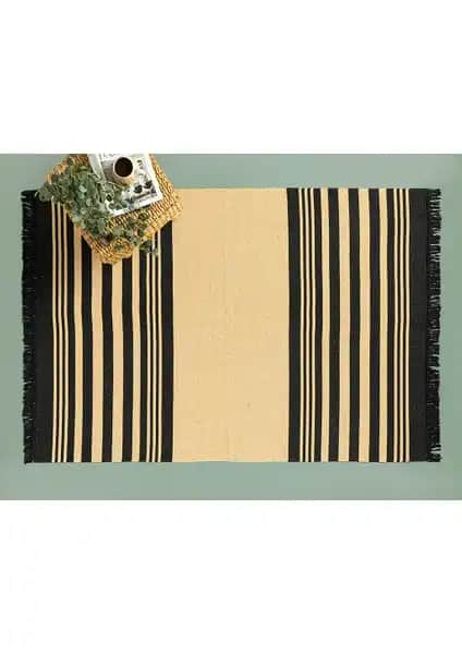 Lara Tiar Dokuma Kilim: Şık ve Dayanıklı Pamuk Halı ile Ev Dekorasyonunuza Zarif Dokunuş