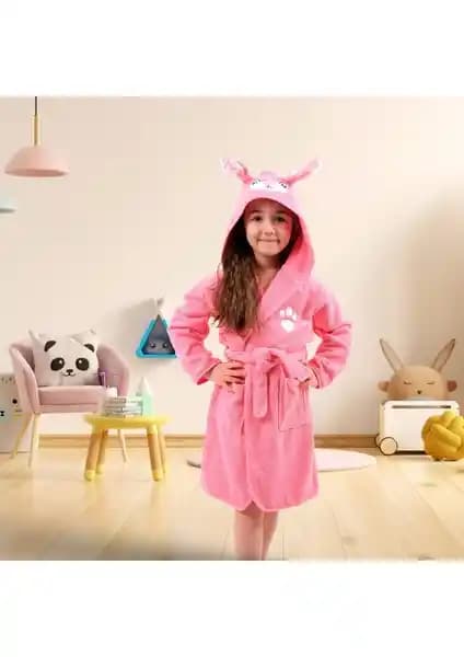 Lavin Kapşonlu Çocuk Bornozu: Şık ve Konforlu Pamuklu Çocuk Giyim Ürünü