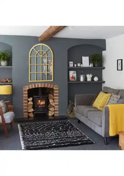 Liar Dekor LPA-05 Gold Renkli Modern Dekoratif Duvar Aynası 65x100 cm