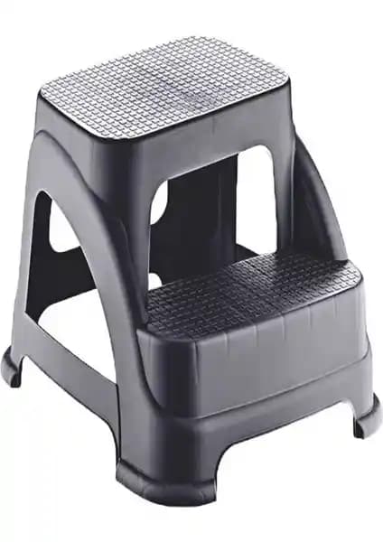 Lirazon Merdivo Büyük Boy 2 Basamaklı Merdiven Tabureti Dayanıklı ve Kullanışlı Tasarım