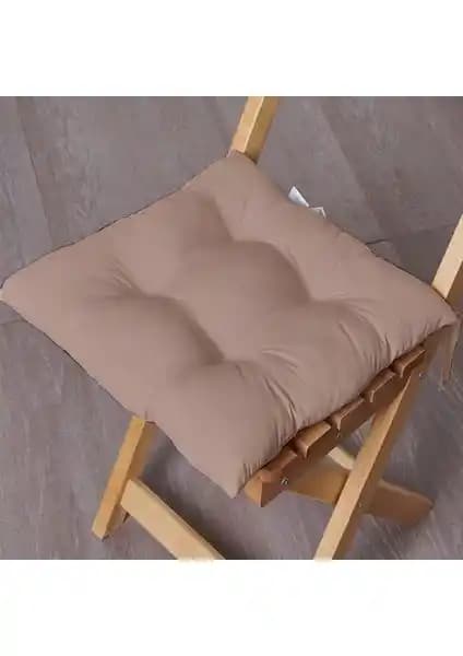 Lorien Özel Dikim Bağcıklı Pofuduk Sandalye Minderi: Şıklık ve Konforun Buluşması