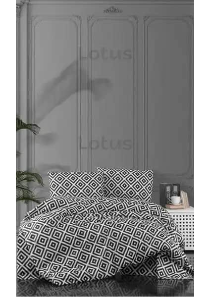Lotusline Diagonal Tek Kişilik Pamuklu Nevresim Takımı Modern ve Şık Tasarımıyla Öne Çıkıyor