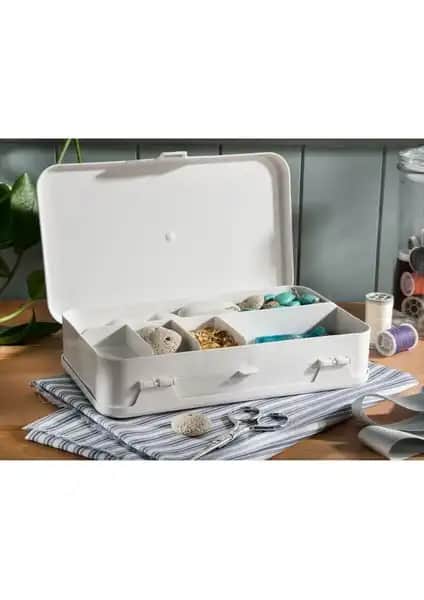 Madame Coco Gaten Düzenleyici Kutu Soft Ekru: Pratik ve Şık Takı Organize Edici Çözüm