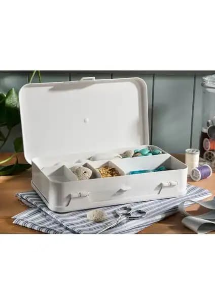 Madame Coco Gaten Düzenleyici Kutu Soft Ekru: Pratik ve Şık Takı Organize Edici Çözüm