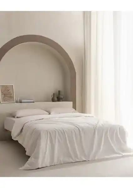 Madame Coco Manon King Size Ranforce Düz Nevresim Yatak Odası İçin Şık ve Dayanıklı Tasarım