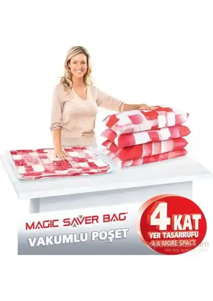 Magic Saver Bag Vakumlu Hurç Seti: Pratik ve Geniş Hacimli Saklama Çözümü