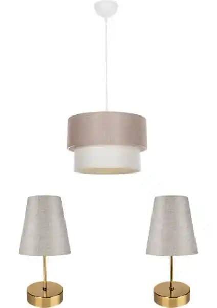 Manogrup Kumbeji Yatak Odası Aydınlatma Seti Şık ve İşlevsel Tasarım Özellikleri