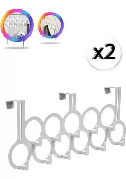 Masho Trend Beyaz Kapı Arkası Askılıkları ile Evinizde Pratik Düzen Sağlayın