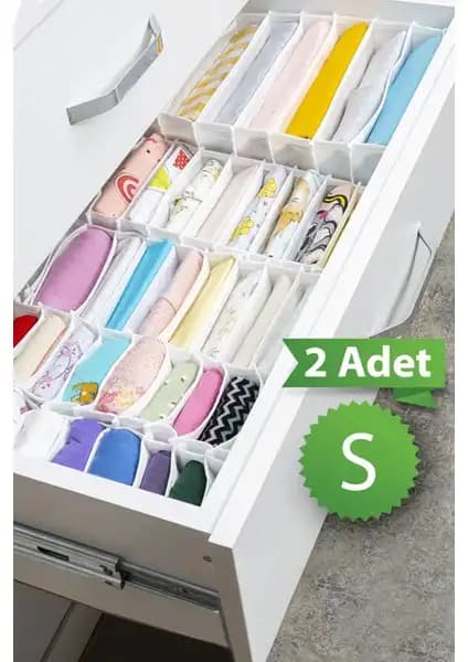 Meleni Home Çok Amaçlı 11 Bölmeli Akordiyon Çekmece ve Dolap İçi Düzenleyici Ürünü