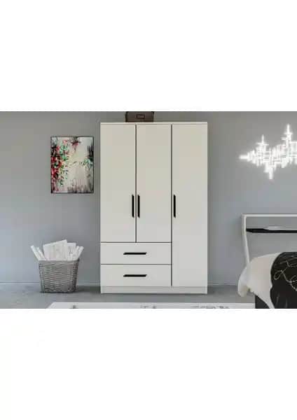 Metalia Gm 176 Modena Gardrop: Modern ve Fonksiyonel Yatak Odası Depolama Çözümü