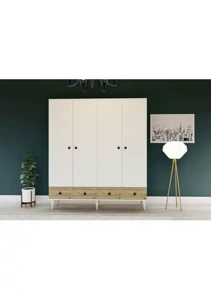 Metalia Gm 414 4 Kapılı 2 Çekmeceli Gardrop Dolap İnceleme ve Detaylı Analiz