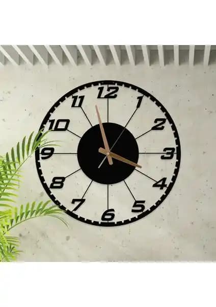 Metalium Concept Türkçe Rakamlı Metal Duvar Saati Estetik ve Fonksiyonellik Bir Arada