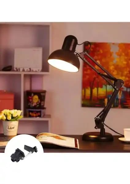 MiniHome Siyah Esnek Ayarlanabilir 360 Derece Dönebilen Masa Lambası Ürün Özellikleri ve Kullanım Alanları