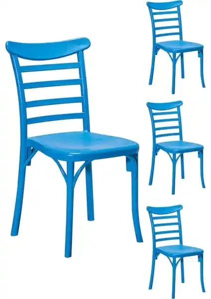 Mobetto 4'lü Efes Sandalye Seti Bahçe ve Balkonlar İçin Modern ve Dayanıklı Tasarım