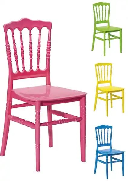 Mobetto ModaLife Renkli Plastik Sandalye Seti Dış Mekan ve İç Mekan Kullanımı için
