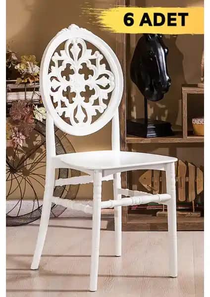 Mobetto Venüs Beyaz Sandalye Seti: Dayanıklı ve Estetik Dış Mekan Oturma Çözümü