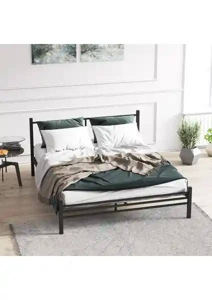 Mobpazar Defne Metal Karyola: Modern ve Dayanıklı Yatak Odası Mobilyası