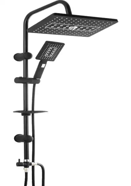 Moda Mix Singapur Siyah Robot Duş Seti Modern ve Şık Tasarımıyla Banyolara Uyum Sağlar